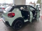 Citroën C3 SHINE 110CH TOIT PANO DISTRIBUTION OK GAR 12M, Auto's, Stof, Gebruikt, Zwart, 1199 cc