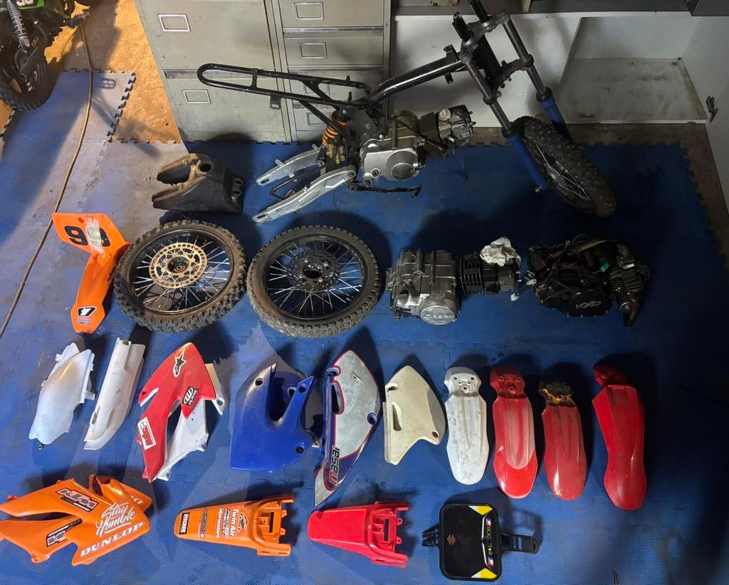 Pitbike lot, Motos, Enlèvement