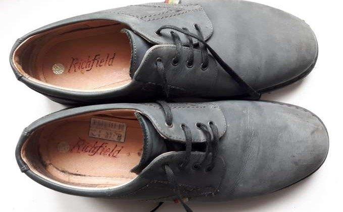 Chaussures Richfield pour homme — daim gris — taille 44, Enlèvement, Comme neuf, Chaussures à lacets