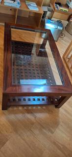 Table de salon en bois exotique, Maison & Meubles, Enlèvement