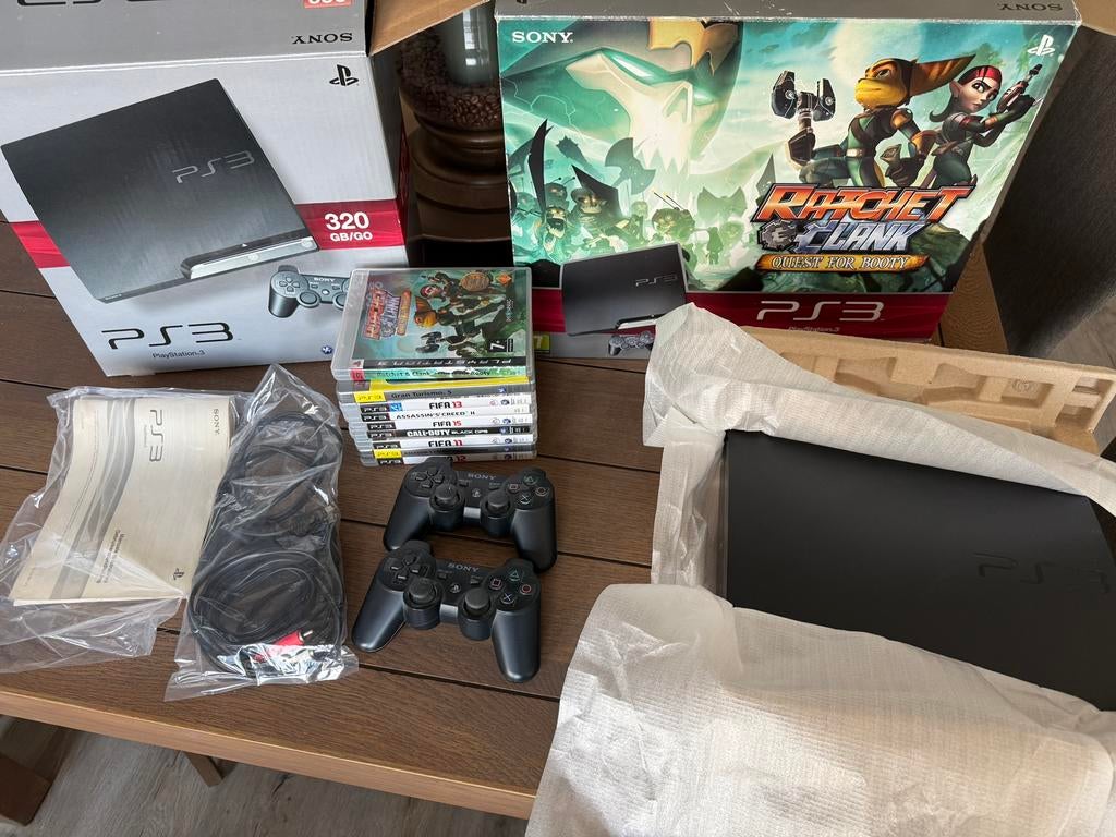 PS3 Slim 320GB Collector’s Bundel  & 10 Games, Consoles de jeu & Jeux vidéo, Consoles de jeu | Sony PlayStation 3, Enlèvement