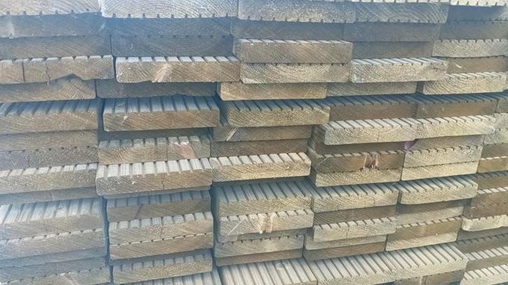 Platelage imprégné, Jardin & Terrasse, Poteaux, Poutres & Planches, Planches, Enlèvement