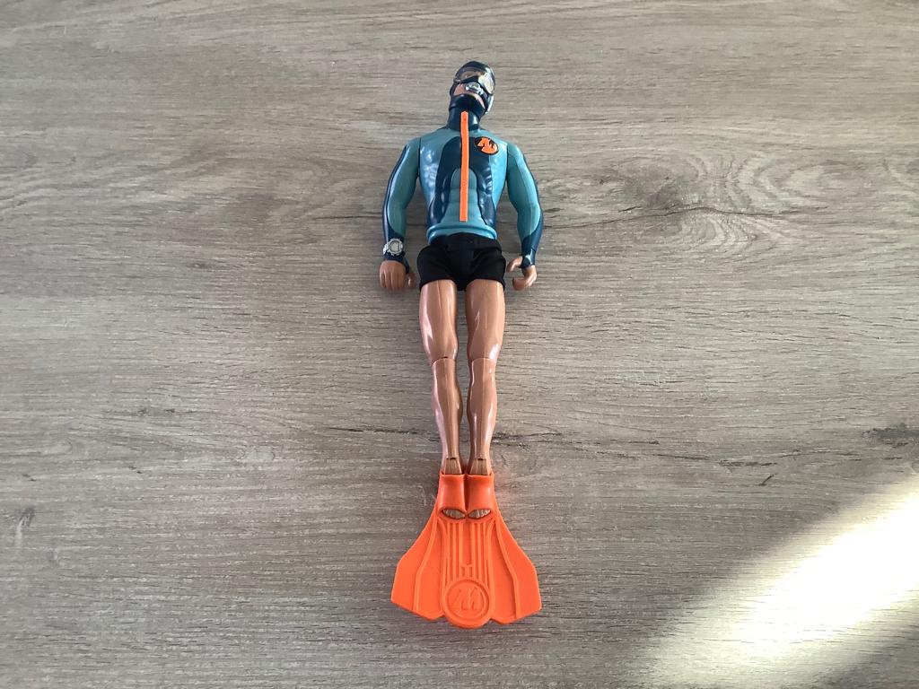 Action Man Aqua Mission Scuba (32 cm), Ophalen of Verzenden, Gebruikt