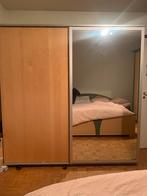 Degelijke ikea kleerkast met schuifdeuren en spiegel, Huis en Inrichting, Kasten | Kleerkasten, Ophalen, Met deur(en), Gebruikt