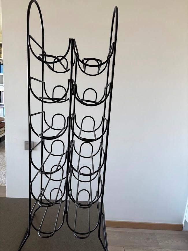 Wijnrek voor 12 flessen, Ophalen, Zo goed als nieuw, Metaal, 5 tot 15 flessen