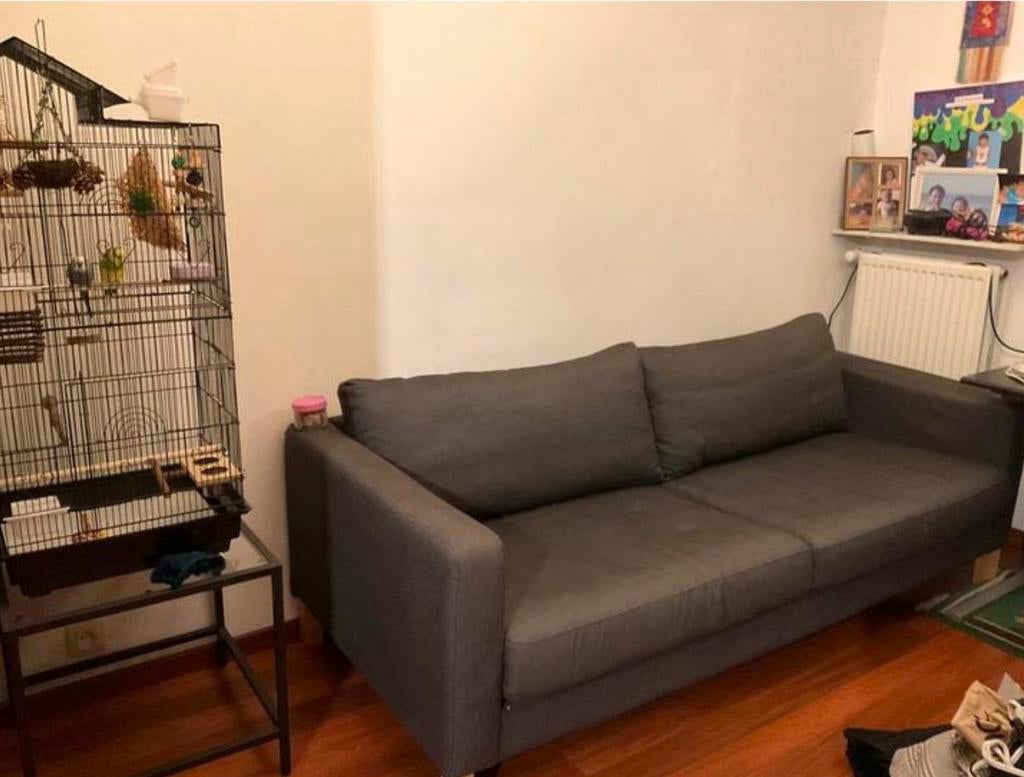 Bank, Ophalen, Gebruikt, Driepersoons, Rechte bank