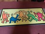 Keith Haring poster in lijst, Enlèvement, Comme neuf