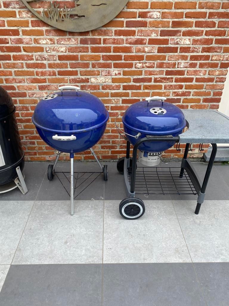 Setje Webers BBQ, Tuin en Terras, Ophalen, Zo goed als nieuw