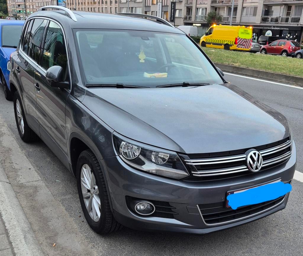 Volkswagen tiguan 2.0tdi 4motion automaat weinig km, Autos, Volkswagen, Cuir, Achat, Noir, Diesel