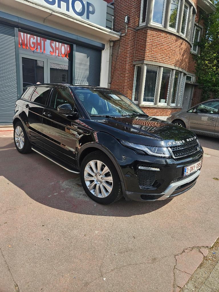 Range rover evoque, Auto's, Land Rover, Automaat, 4 deurs, Zwart, Leder