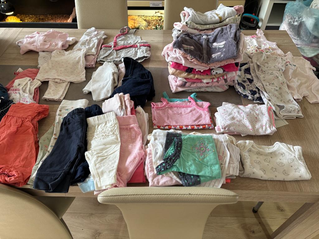 Lot vêtements 50-56 pakket kleren 50-56, Enfants & Bébés, Enlèvement, Utilisé, Fille