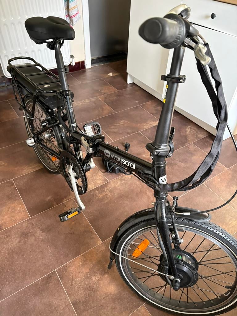 Vélo électrique pliable wayscral, Vélos & Vélomoteurs, Enlèvement, Comme neuf