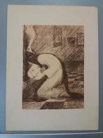 Originele lithografie van Constant Montald, Ophalen of Verzenden