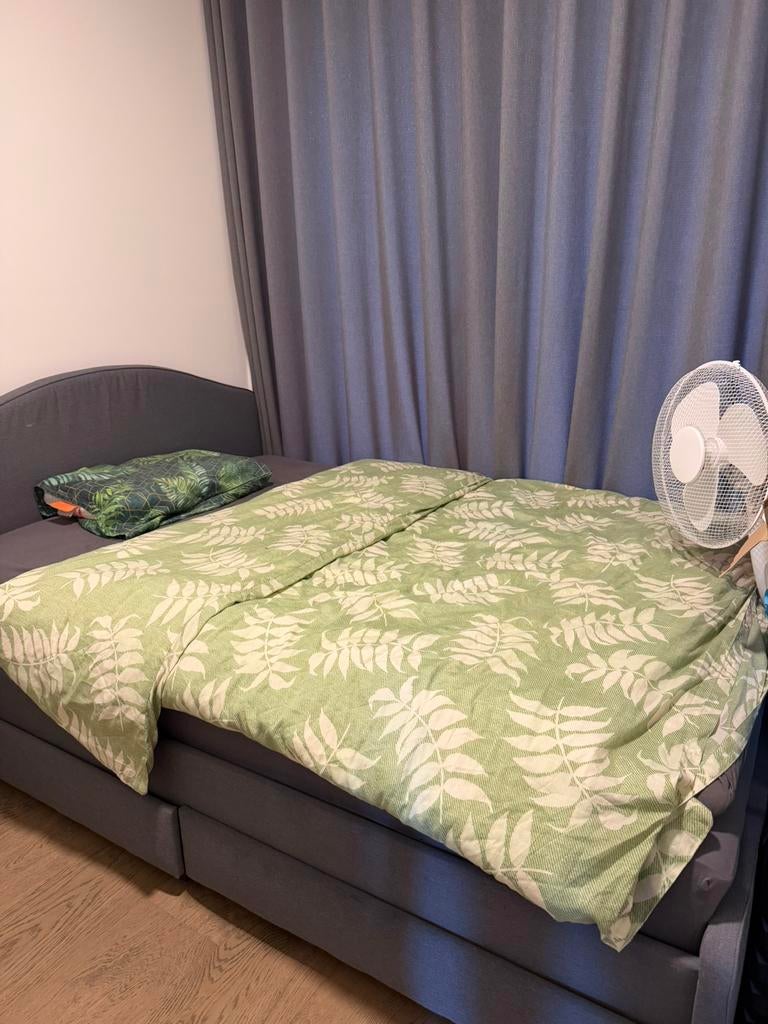 Te koop: Bed met matras en opbergruimte, Huis en Inrichting, Ophalen, Zo goed als nieuw