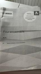 Four encastrable Bosh HBG5780B0, Four avec gril, Encastré, 45 à 60 cm, Enlèvement