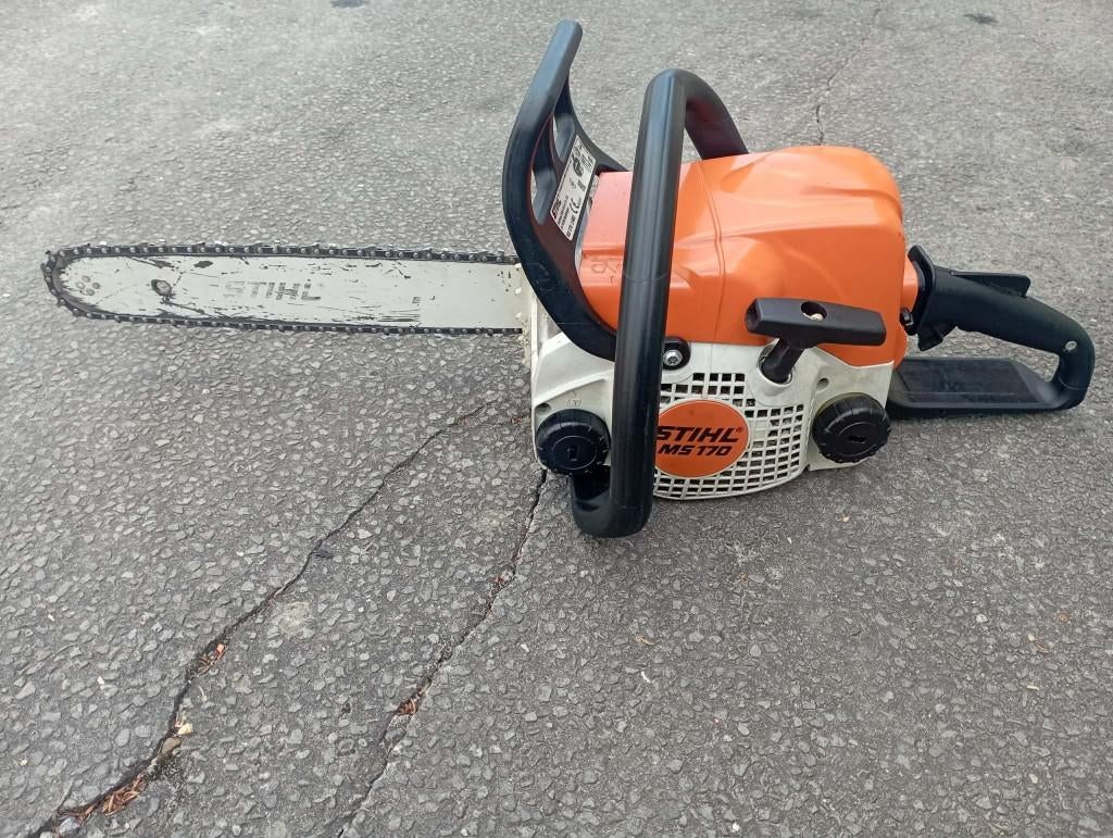 kettingzaag Stihl MS 170, Doe-het-zelf en Bouw, Ophalen, Gebruikt, Kettingzaag, Stihl
