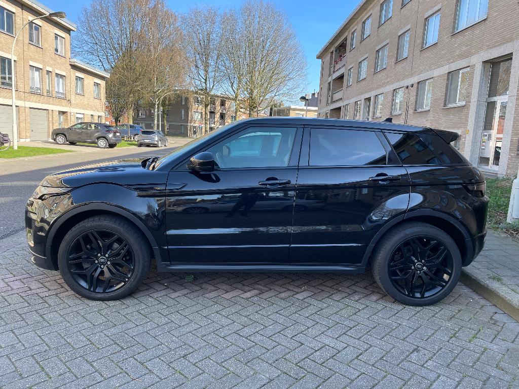 Rang rover Evoque, Lederen bekleding, Zwart, Leder, Particulier