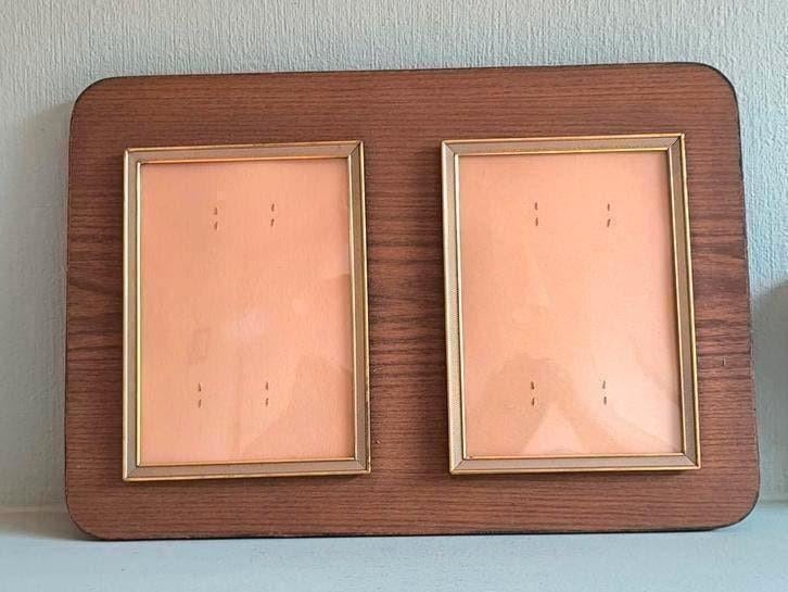 Dubbele retro fotokader, Ophalen of Verzenden