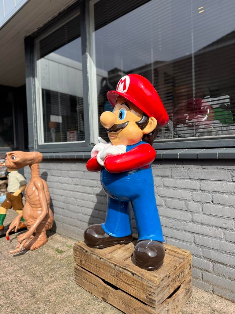 Groot Mario Bros decoratie beeld XL, Ophalen, Zo goed als nieuw, Fantasy
