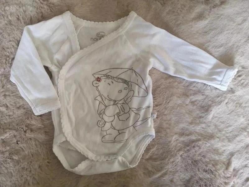 Noukie's bodytje, Enfants & Bébés, Vêtements de bébé | Taille 56, Enlèvement ou Envoi, Comme neuf, Vêtements de nuit ou Sous-vêtements