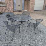 Metalen tuinset, Tuin en Terras, Tuinsets en Loungesets, Ophalen, Tuinset