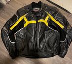 Motorjas ISS met verl bescherming - Top kwaliteit! 56, Motoren, Ophalen of Verzenden, Tweedehands, Jas | leer