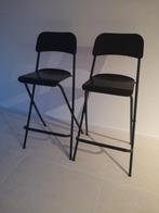 2 zwarte barkrukken Franklin Ikea hoog, Ophalen