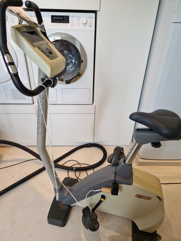 Hometrainer tunturi met cardio, Enlèvement, Utilisé, Vélo d'appartement