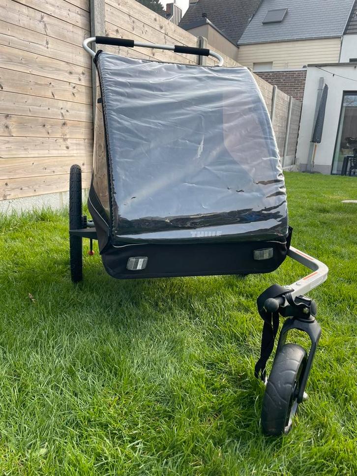 Thule Coaster XT fietskar voor 2 kinderen – zeer goede staat, Fietsen en Brommers, Fietsaccessoires | Aanhangwagens en Karren