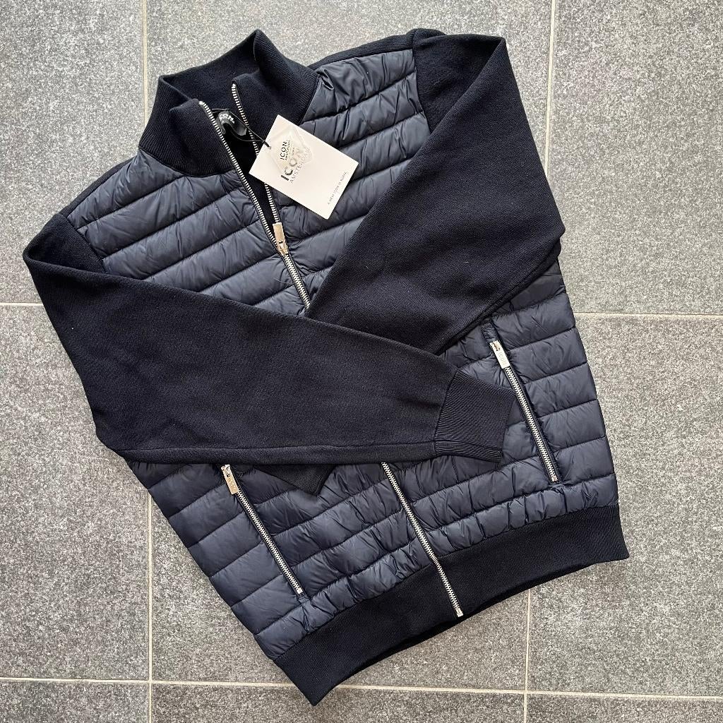 Tussen seizoen jas ICON Donker blauw - nieuw!, ICON, Maat 52/54 (L), Blauw, Nieuw