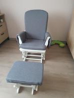 Quax schommelstoel + poef, Ophalen, Zo goed als nieuw, Stof, Eén