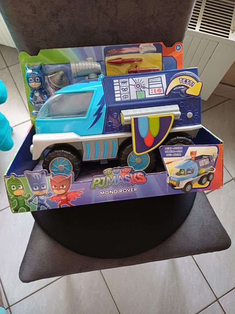 pj mask speelgoed auto met geluid ongeveer 28 cm lang, Ophalen of Verzenden, Zo goed als nieuw