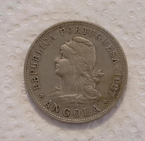 50 Centavos Angola 1927 — Portugese koloniale munt, Postzegels en Munten, Munten en Bankbiljetten | Verzamelingen, Munten, Ophalen