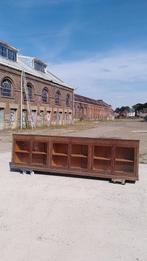 Houten vitrinekast of toonbank, Ophalen, 200 cm of meer, Minder dan 100 cm, 25 tot 50 cm