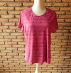 "11" tee shirt de sport femme t.L rose - queshua -, Comme neuf, Taille 38/40 (M), Fitness ou Aérobic, Rose