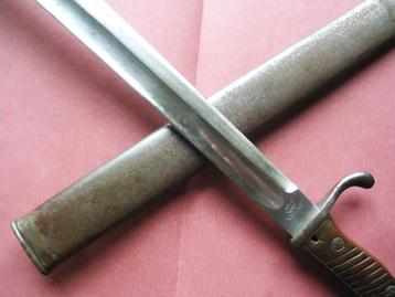 Baïonnette WW1 allemande 1898-05 datée de 1915 en fourreau beschikbaar voor biedingen