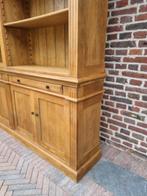 Eiken boekenkast/bibliotheekkast GRATIS LEVERING, Ophalen of Verzenden, Zo goed als nieuw
