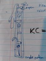 Kewlox lange cube, parapluhouder B25 H211 D25, Huis en Inrichting, Kasten | Kleerkasten, Ophalen, Minder dan 50 cm, Gebruikt, 200 cm of meer