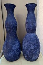 blauwe vaas - hoogte 45 cm - 15,00 PER STUK, Maison & Meubles, Accessoires pour la Maison | Vases, Bleu, Enlèvement