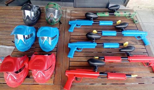 Kinder paintball gun en masker, Kinderen en Baby's, Speelgoed | Buiten | Actiespeelgoed, Zo goed als nieuw, Ophalen
