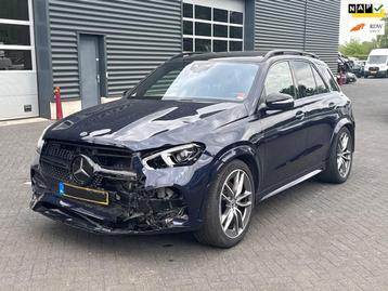 Mercedes-Benz GLE-klasse 350 e AMG 4MATIC panoramadak, burme, Auto's, Automaat, Gebruikt, 4 cilinders, Blauw