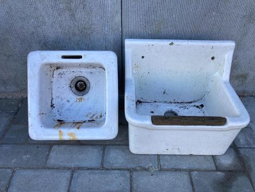 lavabo, pompbak, wastafel, Doe-het-zelf en Bouw, Sanitair, Gebruikt, Wastafel, Steen, Ophalen