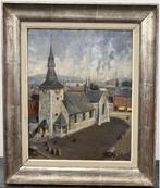 huile sur toile signe rene van cleemput, Antiek en Kunst, Ophalen of Verzenden