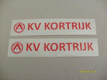 Stickers KV Kortrijk beschikbaar voor biedingen
