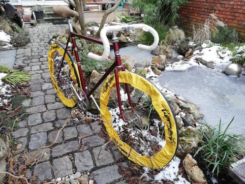 1957 oldtimer Sooi Huijbrechts pistefiets Sportpaleis Antw., Fietsen en Brommers, Fietsen | Heren | Sportfietsen en Toerfietsen