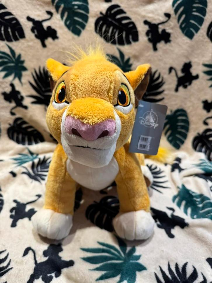 Medium disney knuffel Simba, Enfants & Bébés, Jouets | Peluches, Comme neuf, Enlèvement ou Envoi