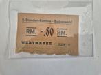 Wertmarke SS-kantine Buchenwald 0.50 RM uit erfenis, Ophalen of Verzenden