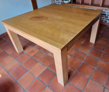 table à manger carrée 8 places, Maison & Meubles, Tables | Tables à manger, Enlèvement, Utilisé