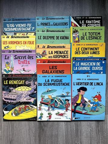 14 BDs KHÈNA et le SCRAMEUSTACHE éditions 1976 à 1989 - 75€, Livres, Plusieurs BD, Enlèvement ou Envoi, Gos., Comme neuf