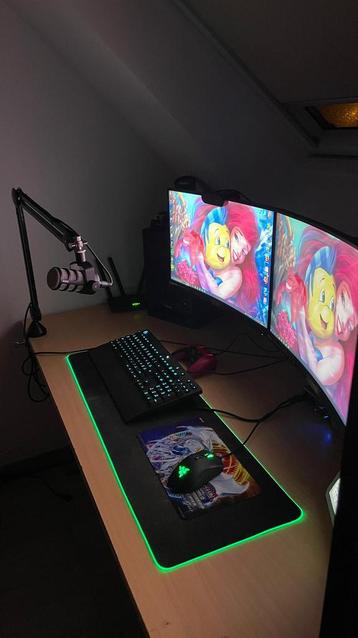 2 X MSI OPTIX G24 Series Curved 1500R 144HZ 1MS Monitor’s, Gaming, Rotatif, 1 à 2 ms, MSI gaming